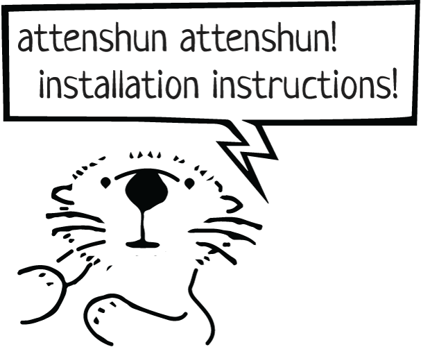 attenshun attenshun installation instructions